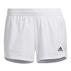 Adidas GQ5074 Women White Pacer 3-Stripes Woven Training Shorts XL